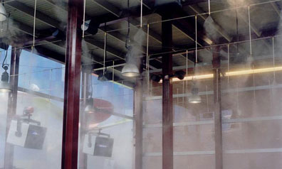 Industrial misting systems